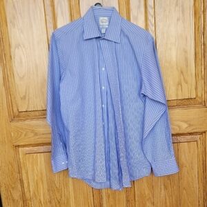 "Make Offer" Eagle Shirtmakers Blue Dress Shirt Crisp Formal Wear
